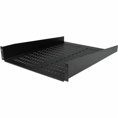 StarTech 2U 22in Vented Fixed Server Rack Cabinet Shelf - 50lbs