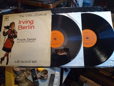 Frank De Vol & his orchestra - Irving Berlin -  UK CBS GPG66007 double LP mono 