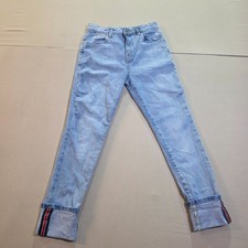 Guess Girls Size 12 Skinny Jeans Light Wash Blue Cotton Blend Denim GGM18093S