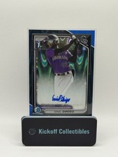 2024 Bowman Chrome - Prospect Autographs Eriel Dihigo #CPA-ED Blue RayWave...