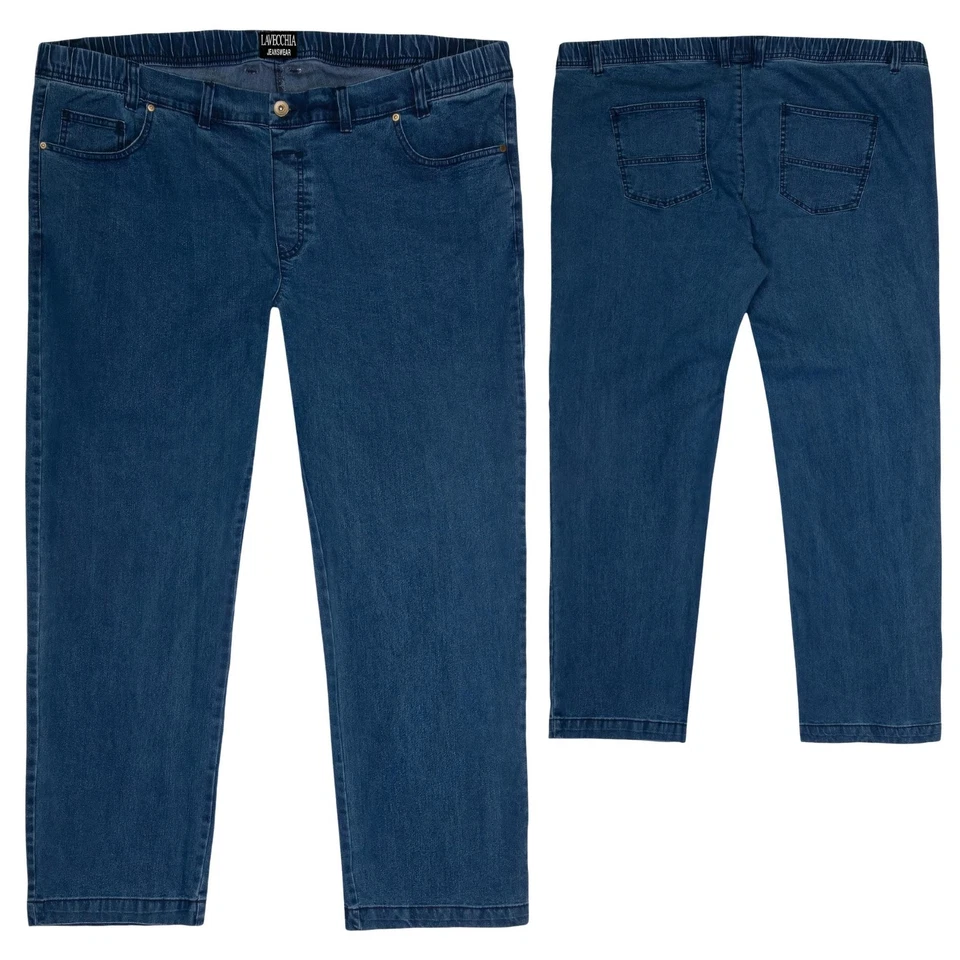 Lavecchia Übergrößen Herren Comfort Fit Jeans Denim Jeanshose Hose - Bild 1 von 1