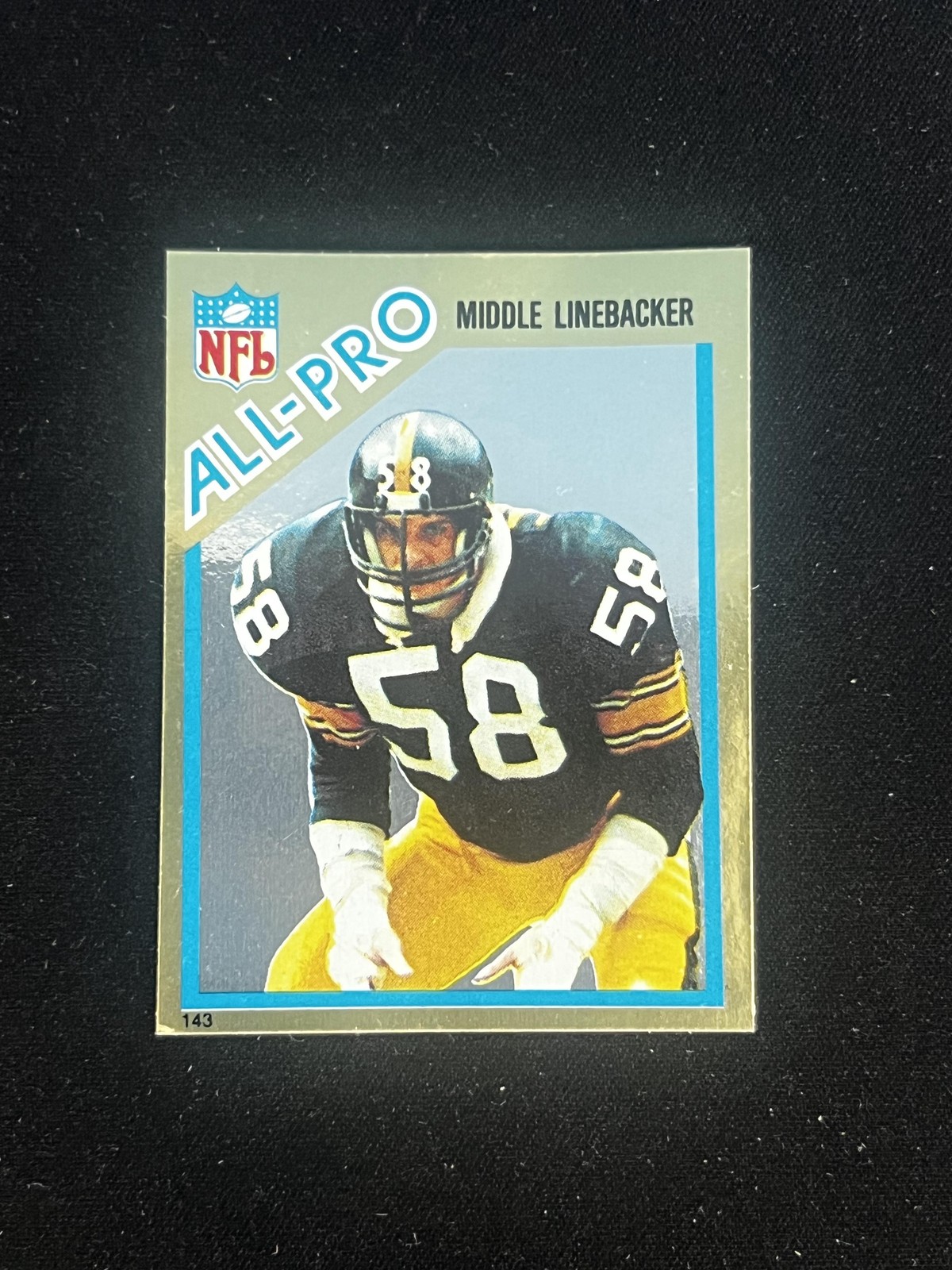 1982 Topps #143 Jack Lambert Coming Soon Stickers