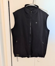 Actionheat 5V Battery Heated Softshell Vest Mens Size L Black Full Zip