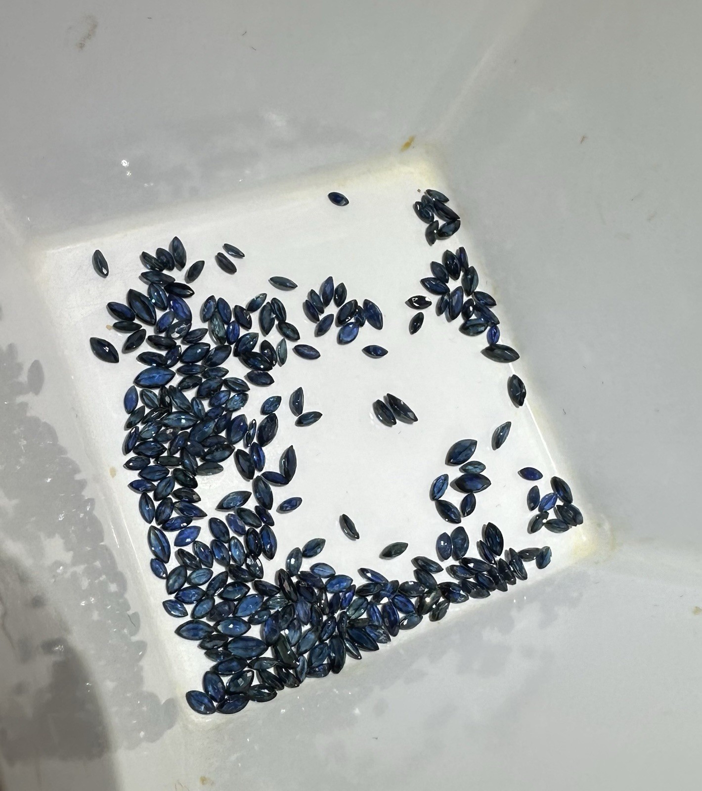 32.95ct  Natural Blue Sapphire 4.8x2.5mm Marquise Cut Loose Gemstone Wholesale