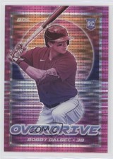 2021 Panini Chronicles Overdrive Pink Pulsar Prizm Bobby Dalbec #9 0v7