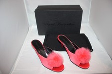 Agent Provocateur Tamiya Pink Satin Mules UK5 EU38 UVP 295£ Neu in OVP