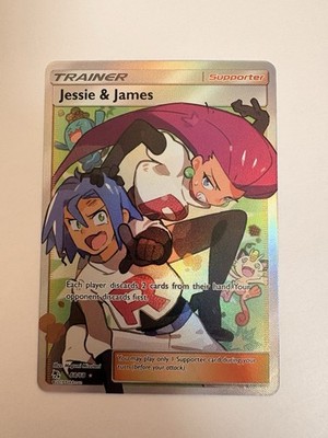 Pokémon Hidden Fates Jessie and James 2019 Trainer 68/68 NM Team Rocket