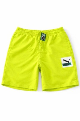 Puma Love Sweat Shorts-Lemon Sherbert-Men's Large-NWT $45