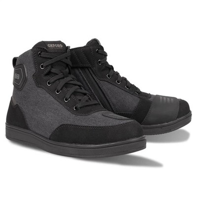Oxford Heist Dry2Dry kurze wasserdichte Motorradstiefel schwarz
