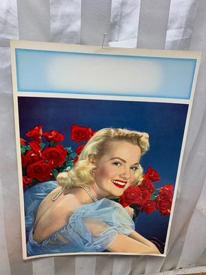The Debutante Champion Line Poster Pinup Vintage 1950's #1537 Made In USA 12X17''