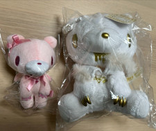 Gloomy Bear Plush Sitting Pose  Mascot Ribbon angel Pink White Official Chax GP