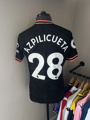 Chelsea FC Third 2019/20 Azpilicueta 28 match issued pro stock signed size M - Photo 1/4