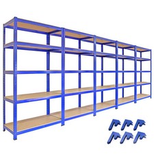 Scaffali da Garage T-Rax ad Incastro Scaffalature da Officina Magazzino - Blu