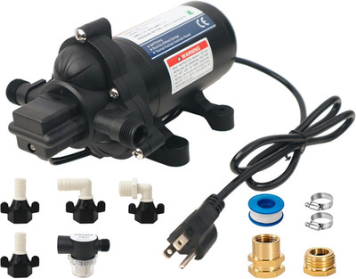 T33 Automatic On-Demand Diaphragm Pump 115Vac, 4.0GPM, 45PSI, Industrial Water