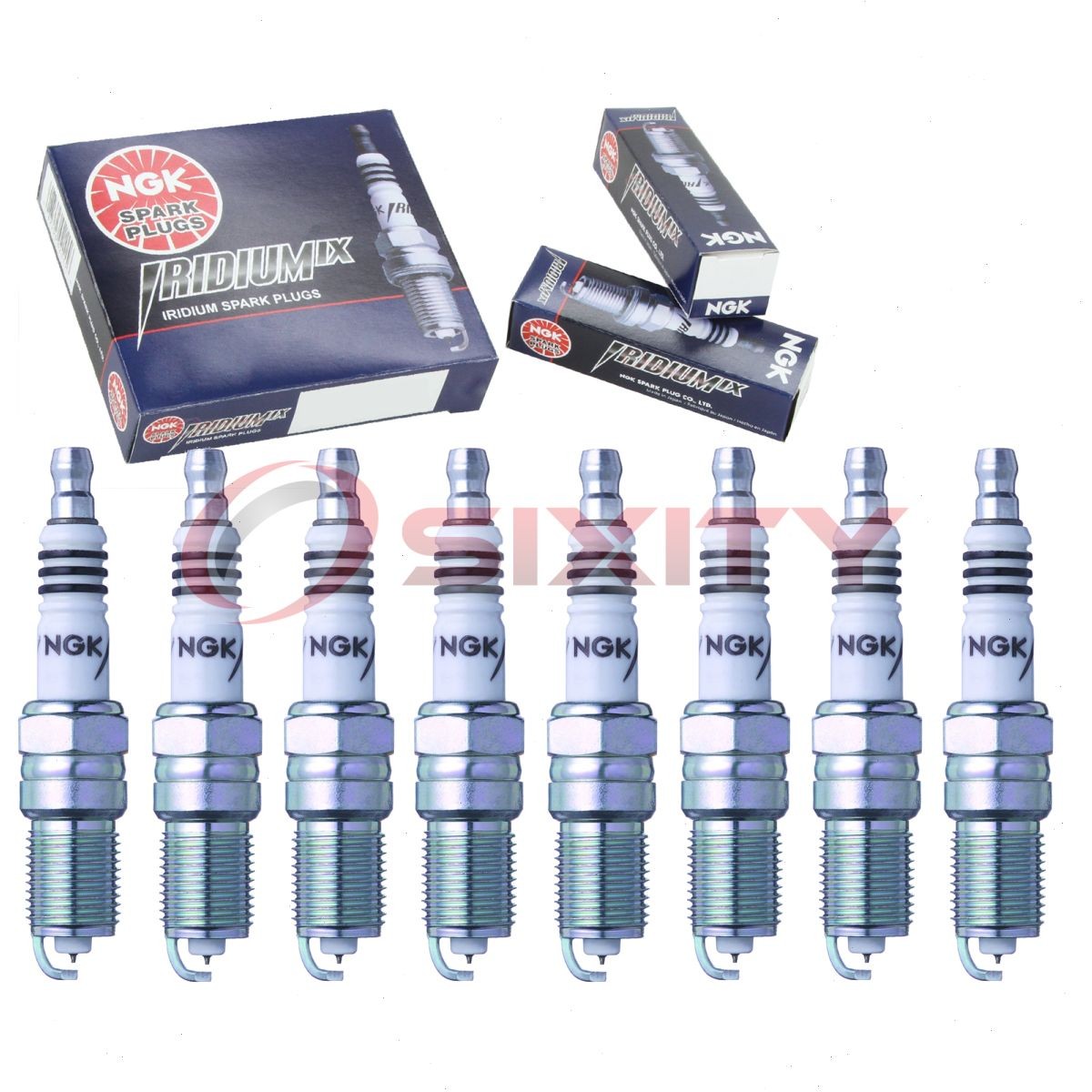 8 pc NGK 3692 TR65IX Iridium IX Spark Plugs for SP471 AGSF12FM1 3066 sh