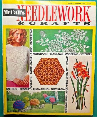 1972 Spring Summer  McCalls Needlework & Crafts Knitting Patterns Dresses Swim