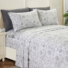 Softest and Coziest 6-Piece Sheet Set - 1500 Premium Hotel Quality Microfiber -