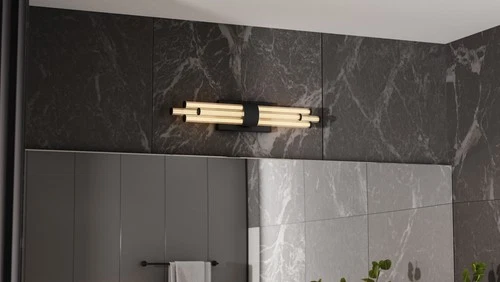 Quoizel PCTAL8624 Talbott 8 Light 24"W LED Bath Bar - Chrome - Picture 3 of 12