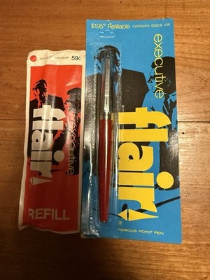 VTG 1970s Flair Pen And Refill