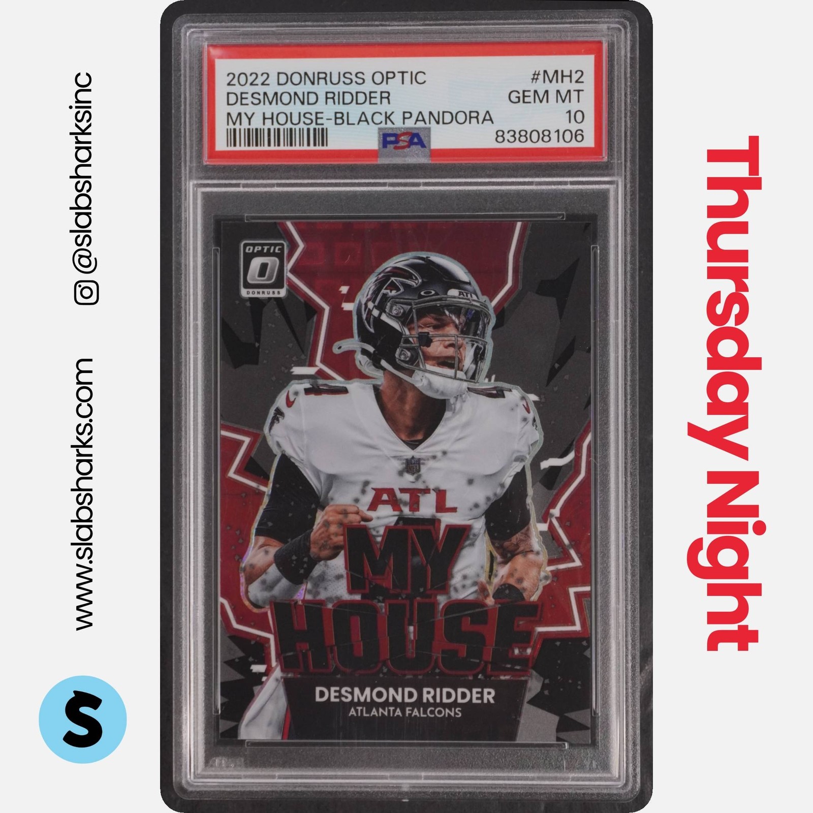 Desmond Ridder Panini Donruss Optic My House #MH2 Black Pandora