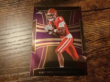 #681 2025 LEAF FOOTBALL PURPLE FOIL #B-104 KAYDEN DIXON-WYATT - OSU/USC
