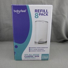Babyfeel Refill 7 Pack Dekor Diaper Pails Classic Size