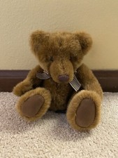 Russ Winslow Teddy Bear Bears From Past Plush Stuffed Animal Toy Tag Plaid Bow