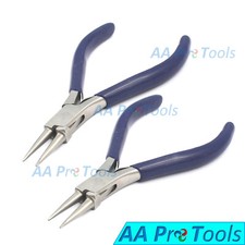 Two 2 Round Nose Pliers  5 Inch Tool For Jewelry Beading 1.5mm Tapered Tip
