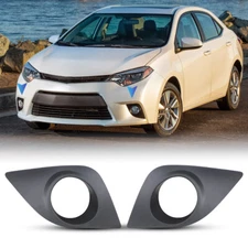 Fog Lights Bezel Cover For 2014 2015 2016 Toyota Corolla Front Bunmper Pair L+R