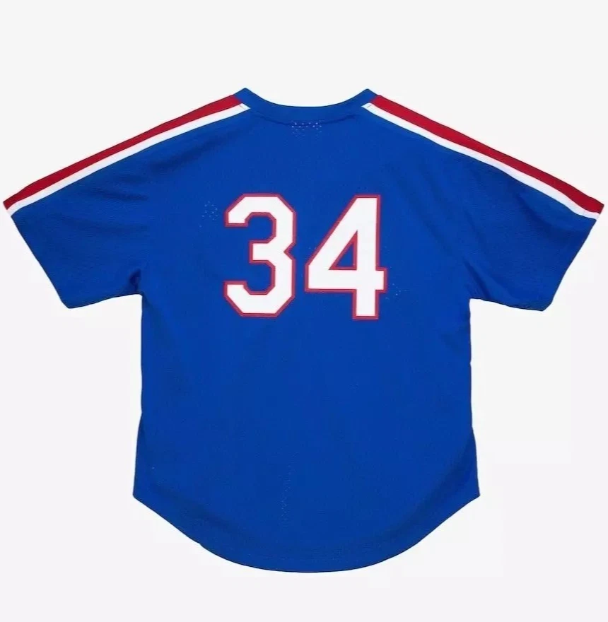 Mitchell & Ness 1989 Texas Rangers #34 Baseball Jersey New Mens Big & Tall $120 - Image 2 of 3