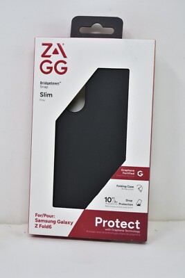 ZAGG Gear4 Bridgetown Slim Case For Samsung Galaxy Z Fold6 - Black New !!!