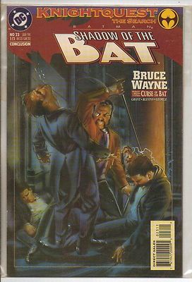 DC Comics Batman Shadow Of The Bat #23 January 1994 Knightquest NM