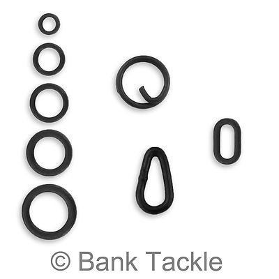Rig Ringe Links Loops Tear Drop Schnellwechsel Clips Ende Karpfenangeln Tackle Rigs 