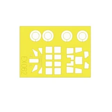 Eduard EX062 1/48 Mitsubishi A6M2 Zero/Rufe Paint Mask for Hasegawa kit