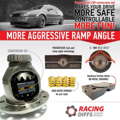 Volkswagen (VW) 02A transmission LSD conversion set - Limited slip diff ...