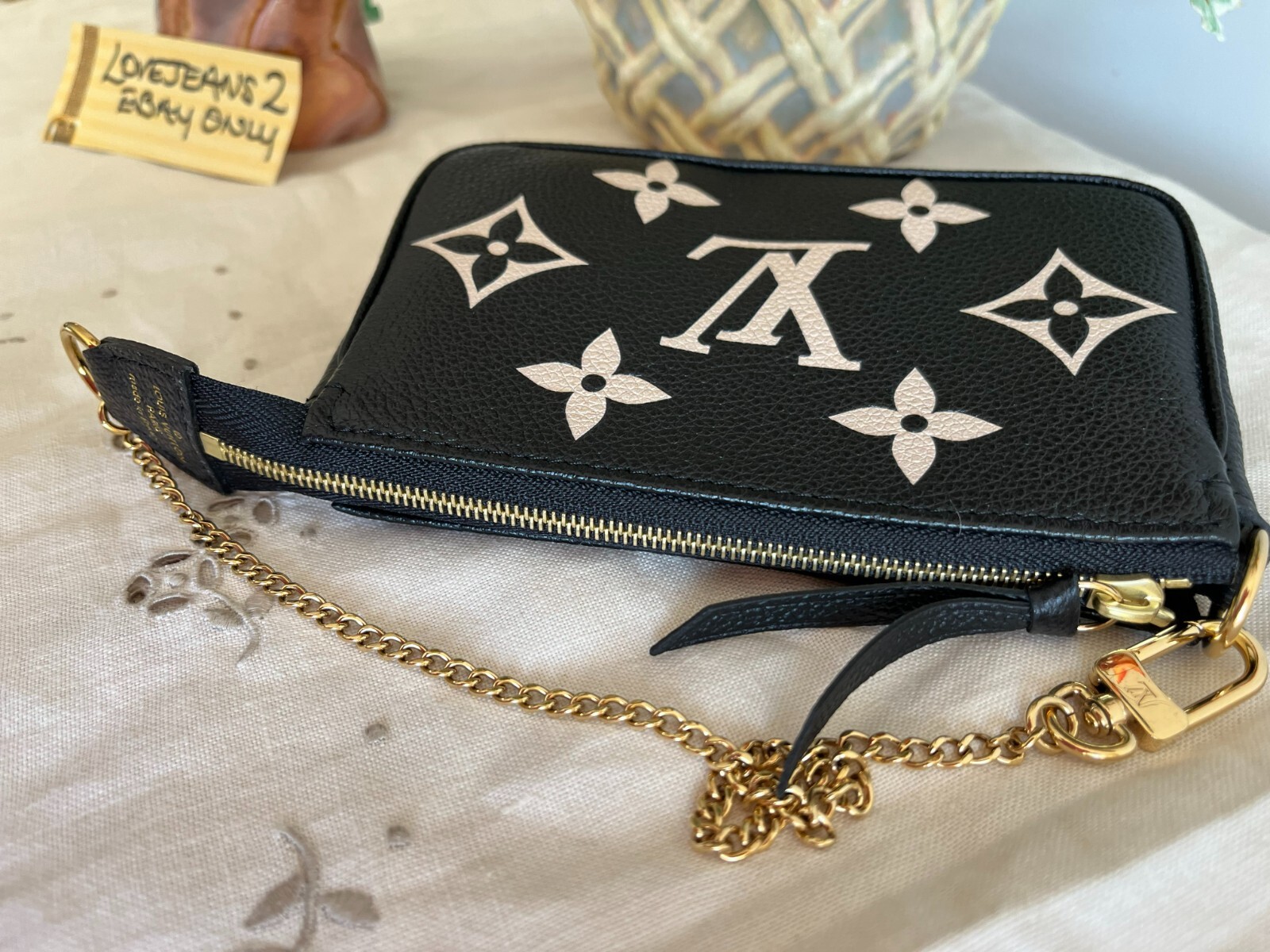 Louis Vuitton Mini Pochette Accessoires Bicolor Monogram Empreinte  