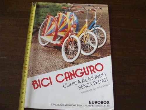 Brochure depliant Bici Canguro bicicletta senza pedali vintage TIPO  GRAZIELLA | eBay