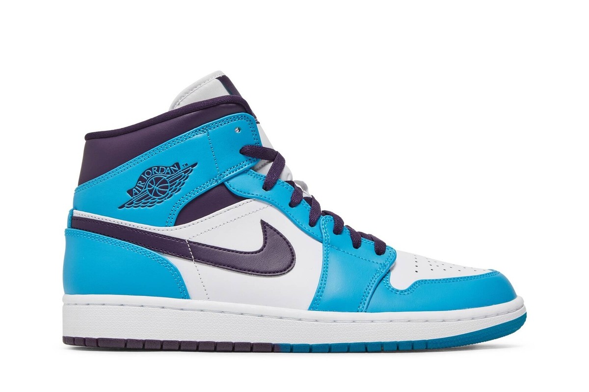 Air Jordan Air Jordan 1 Mid Blue White 554724-415 Men's Sizes | eBay