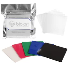BIO-ART Dental Vacuum Forming Splint Sheets Soft/Hard 5"X5" Square 0.3-3.0mm