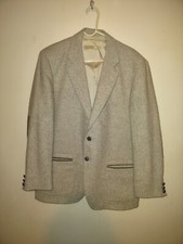 Vintage Kenny Rogers Western Collection Wool Sport Coat Size 44R Made in USA