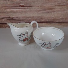 Beautiful Vintage Crockery Lawleys Sugar Bowl and Milk Jug Creamer