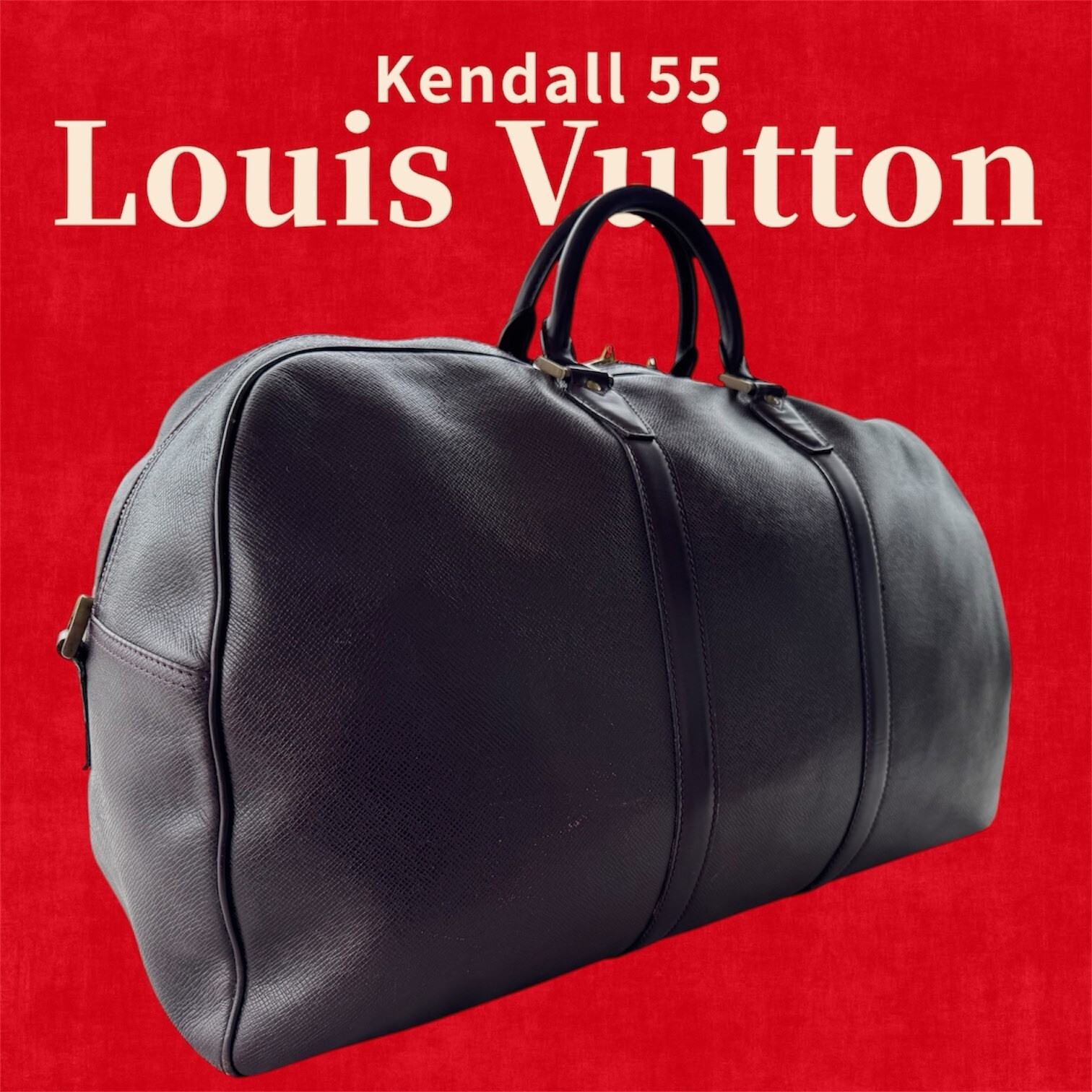 louis vuitton kendall 55 GM Bag - Vintage Bordeaux - Taiga Leather - Collectors