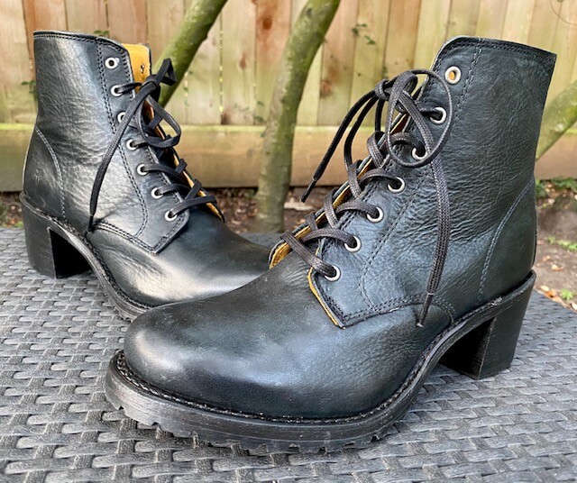 frye sabrina 6g lace up saddle