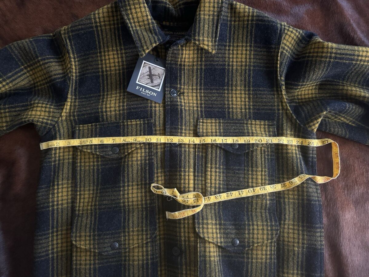 NWT Filson Mackinaw Wool Cruiser Jacket Gold Ochre L Limited NWT Filson Mackinaw Wool Cruiser Jacket Gold Ochre L Limited