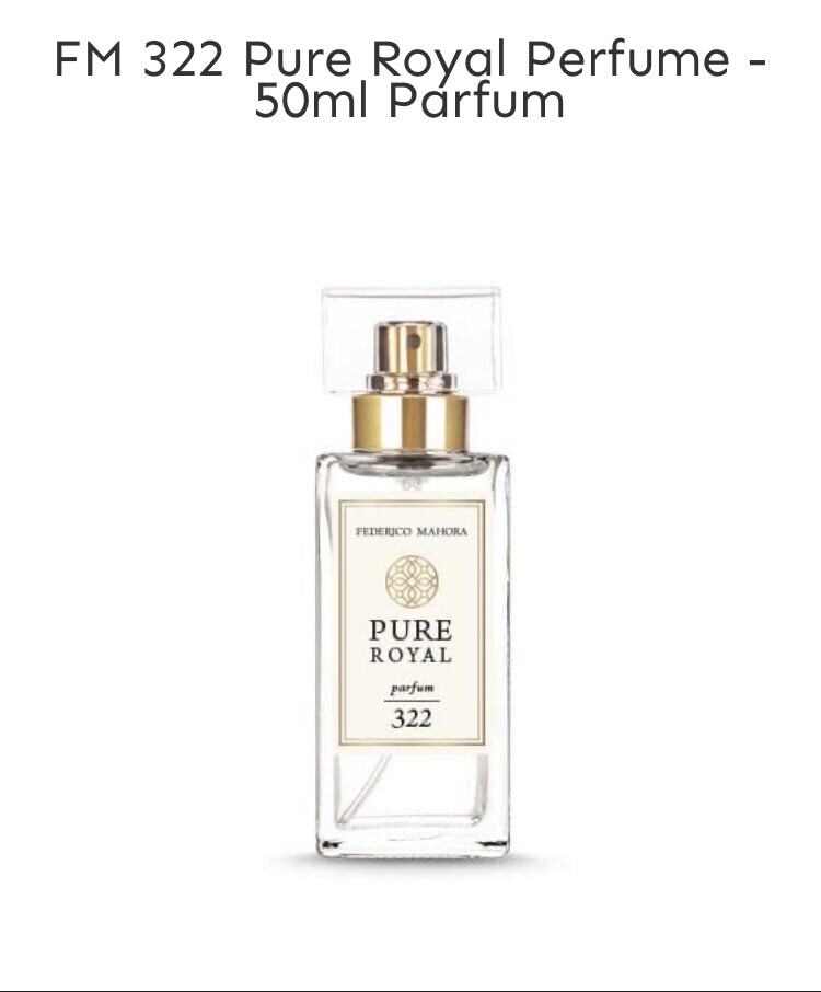 FM 322 Pure Royal Parfum Ladies 50ml Perfume- sale--Mother's Day  Gift🤍