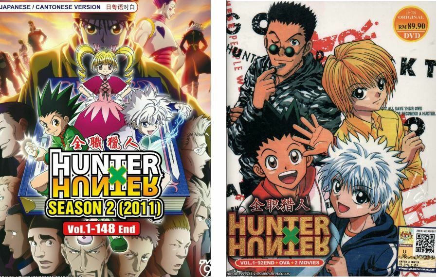 ANIME Hunter x Hunter Season 1+2 (1-210End+2 Movie+30 OVA) ENGLISH DUBBED  DVD