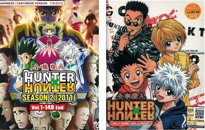 Hunter X Hunter Complete Full Set (Season 1 & Season 2 + 2 Movie + Special  Ova)