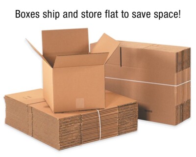 8x6x5 SHIPPING BOXES STRONG 32 ECT 25 Pack Corrugated  Small