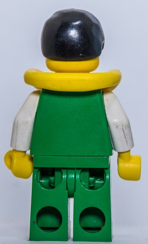 LEGO ®-Minifigur Town Jacket Green gelbe Schwimmweste aus Set 1958 - pck016 - Picture 3 of 3