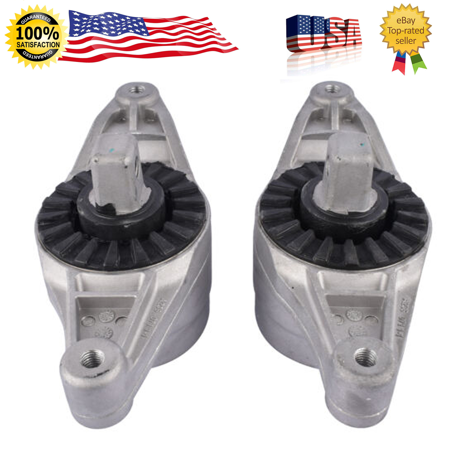 2X Front Engine Mounts Fit 2014-2017 Maserati Ghibli 2013-2016 Quattroporte AWD